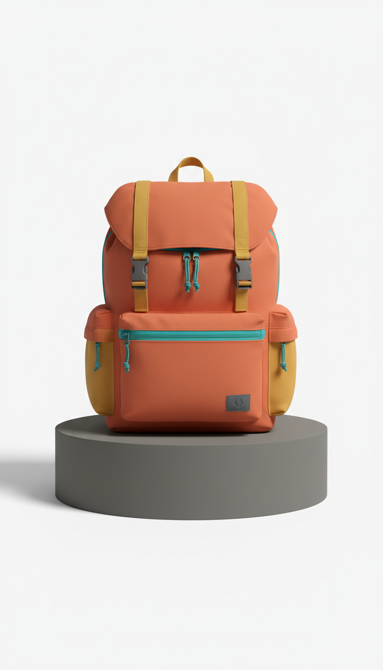 Mochila unisex de lona resistente